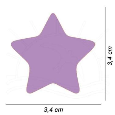 Imagem de Furador Artesanal Toke e Crie - Gigante 1,5"", ESTRELA