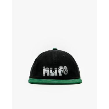 Imagem de Boné HUF Shake Aba Reta Strapback, Preto, Verde