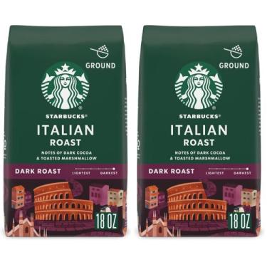 Imagem de Café Starbucks Italian Roast Torrado Escuro Moído 510 g Pacote com 2