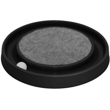 Imagem de Arranhador Redondo Para Gato Relax Com Bolinha Miau Cor:Preto - oem, P