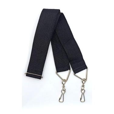 Imagem de Talabarte Contemporânea 05AC Nylon Preto - 2 Ganchos - Contempornea