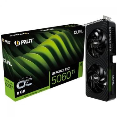 Imagem de Placa de Vídeo Palit NVIDIA GeForce RTX 5060 Ti Dual, 8GB, GDDR7, DLSS
