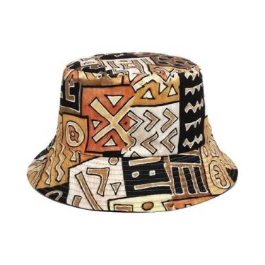Imagem de Chapéu Bucket Unissex Retrô Anos 80 E 90 Dobrável Para Verão, Praia, P