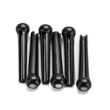 Imagem de Pino Ponte para Violão BPA-BLK-AIT Estilo Folk com Dot Perolado Preto Spirit