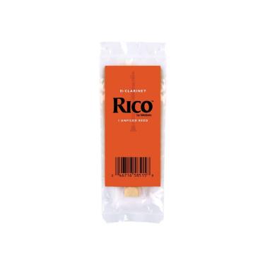 Imagem de Palheta para Clarineta Bb Rico 50-RCA0115 Dureza 1.5 Corte Americano DD Woodwinds