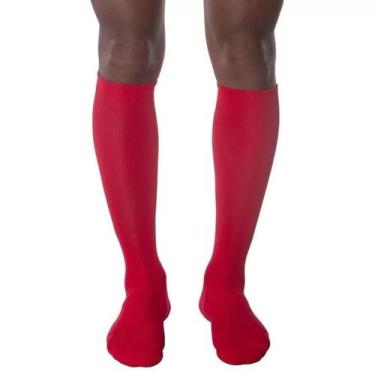 Imagem de Meião de futebol selene 4171.006, 34-38, Vermelho