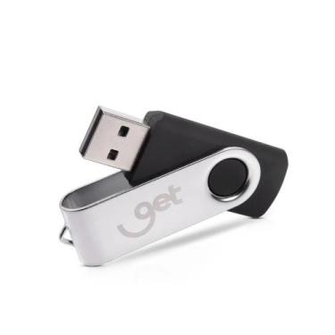 Imagem de Pen Drive 32GB Get USB 2.0 Preto