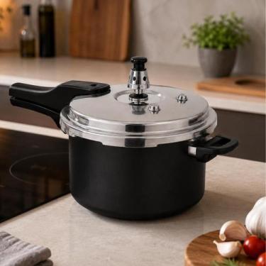 Imagem de Panela de Pressão Milano 4,2L Indução Cerâmica 4 Válvulas - VISTA HOME