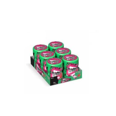 Imagem de Trident X Senses Melancia Mint contendo 6 potes de 54g cada