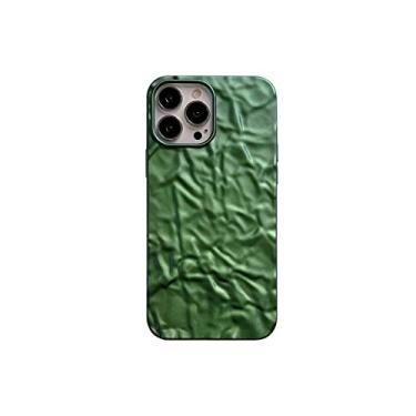 Imagem de Capa de telefone de folha de prata fosca de luxo 3D para iPhone 13 12 Mini 11 Pro XS Max XR X 7 8 Plus SE 2020 Glitter Soft Back Cover, verde mate, para i7plus i8plus