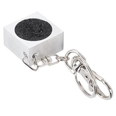 Imagem de 01 02 015 Apontador de ponta de bilhar, ferramenta de ponta de piscina altamente portátil durável para dar forma à ponta de bilhar