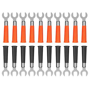 Imagem de Plugue Banana Y Spade, Seguro Vermelho Preto Universal 30VAC-60VDC 20pcs U Forquilha Conector para Veículos para Células