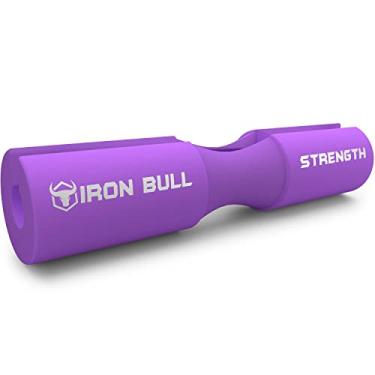 Imagem de Advanced Squat Pad - Almofada de barra para agachamentos, estocadas e impulsos do quadril - Suporte protetor de pescoço e ombro (roxo)