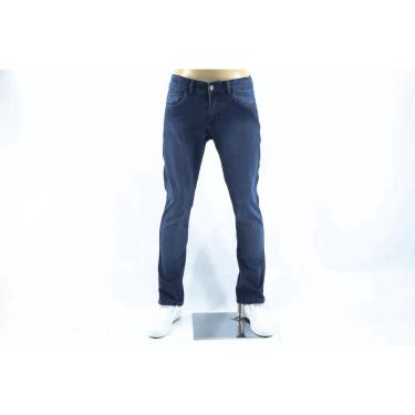 Imagem de Calça jeans bivik ly adulto azul marinho - masculino