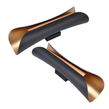 Imagem de Lâmpada de parede LED, 85265V LED para cima e para baixo Luz de alumínio fundido 5000h Vida útil E27 E26 Lâmpada de quarto