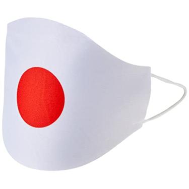 Imagem de Sulamericana Fantasias Máscara Divertida Japão, Tamanho Único, Branco e Vermelho