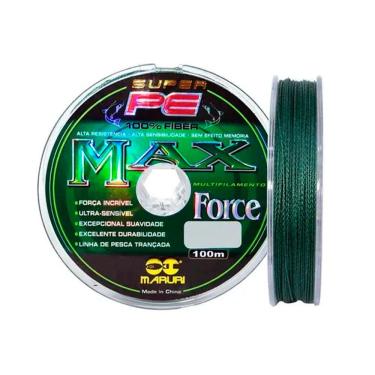 Imagem de Linha de Pesca Multifilamento Maruri Super PE Max Force 4X Verde 100m