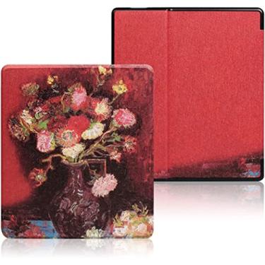 Imagem de Capa durável de 7 polegadas para Kindle Oasis – para Kindle Oasis 2ª geração lançado em 2017 e Kindle Oasis 3ª geração lançado em 2019 – Capa à prova d'água com ativação automática para dormir