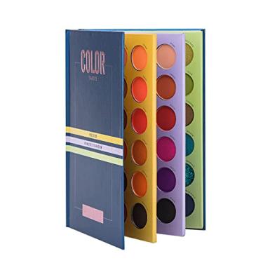 Imagem de fengny 72 Cores Paleta de Sombras 3 Camadas Sombras em Forma de Livro Sombras Matte Shimmer Maquiagem de Olhos Palete de Cosméticos Kit de Presente de Longa Duração