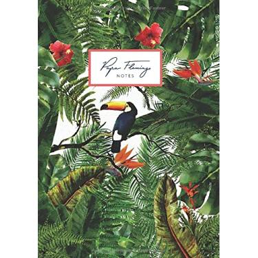 Imagem de Carnet de notes Papa Flamingo: motif Toucan, format A5, 96 pages lignées, couverture souple