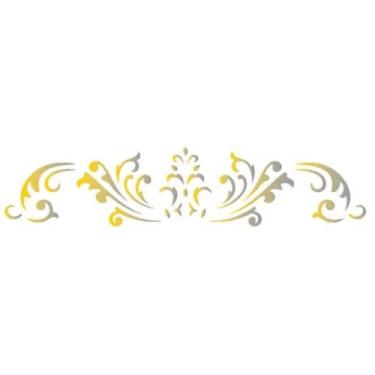 Imagem de Stencil de Acetato para Pintura OPA Simples 06 x 30 cm - 1940 Ornamento Colonial