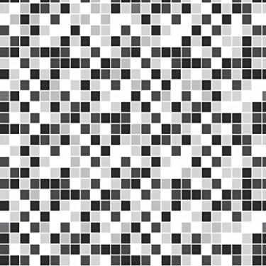 Imagem de Papel de Parede Adesivo Pastilha Diversos Modelos Tons de Preto Rolo 1m Pastilha:Pastilha 031