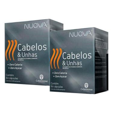 Imagem de Kit 2 Cabelos E Unhas Nuova -  60 Cápsulas - Catarinense Pharma