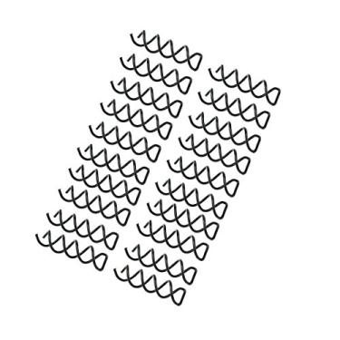 Imagem de 20 pçs de cabelo espiral pino pino pino pino pino palito para DIY penteado estilo/pino giratório/parafuso torcido pinos de cabelo ideal para cabelo longo (preto)