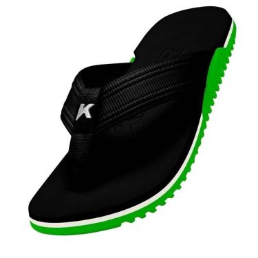 Imagem de Sandália Kenner Nk6 Pro Masculina Preto Verde-Neon