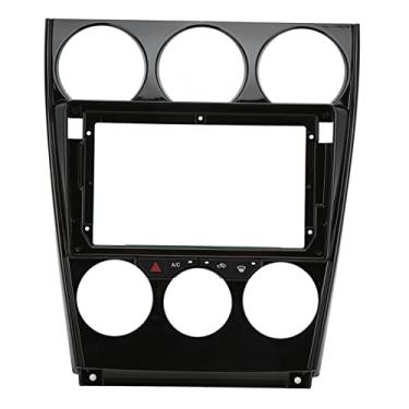 Imagem de Qiilu Car Stereo Radio Fascia Dash, 2DIN Car Stereo Radio Fascia Bulit em Canbus para substituição do quadro do painel de navegação Android para 6 2004-2016 9in