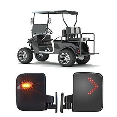 Imagem de kemimoto Carrinho de golfe Espelhos de visão lateral para EZGO, Yamaha, Club Car, Star, Zonekemimoto FGMI002-1