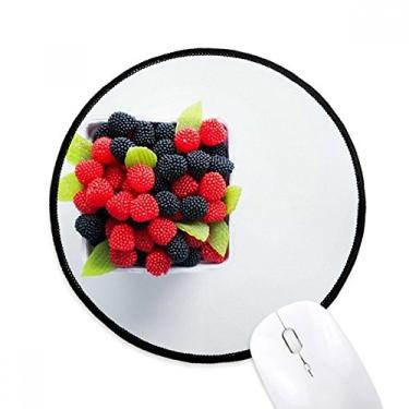 Imagem de Mouse pad com foto de frutas vermelhas temperadas para computador