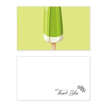 Imagem de Picolé de feijão verde doce sorvete cartão de agradecimento papel de aniversário saudação casamento apreciação