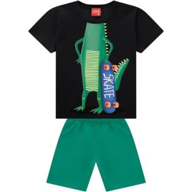Imagem de Conjunto Infantil Masculino Camiseta + Bermuda Kyly
