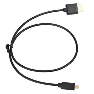 Imagem de Fio de Interface Multimídia HD, Cabo de Interface Multimídia HD Conector Banhado A Ouro 4K 2K A A D Transmissão Bidirecional para Câmeras de Ação (0,6 m)