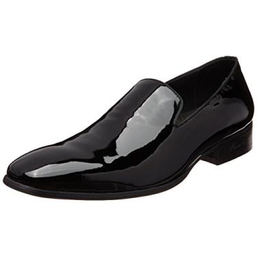 Imagem de Kenneth Cole New York Mocassim masculino de smoking PA com cartão de visita, Preto, 9