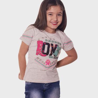 Imagem de Camiseta T-Shirt Feminina Infantil Strass Bota Chapéu - ox Horn