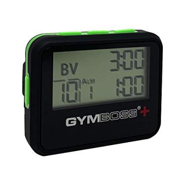 Imagem de Gymboss Plus Interval Timer e Cronômetro - Revestimento macio preto/verde
