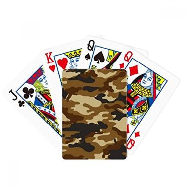 Imagem de DIYthinker Camuflagem Line Art Grain Illustration Pattern Poker Playing Cards Presente de mesa