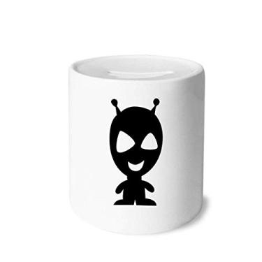 Imagem de DIYthinker Universo Alienígena Monstro Dinheiro Caixa de Cerâmica Porta-Moedas Presente de Cofrinho