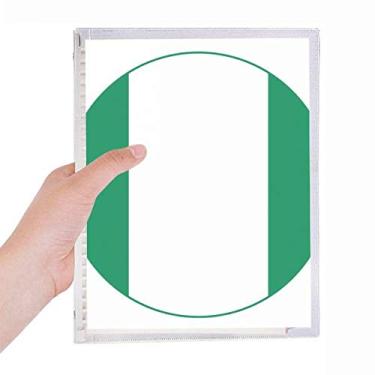 Imagem de Caderno com emblema nacional da África da Nigéria, agenda de folhas soltas recarregável