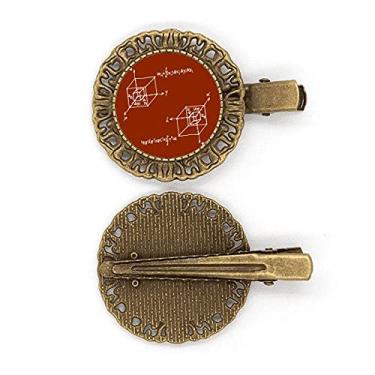 Imagem de Grampo de cabelo com volume cúbico e grampo de cabelo com fórmula funcional