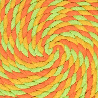 Imagem de Corda de algodão trançado natural West Coast Paracord – Corda artesanal – Corda tripla super macia e forte para esportes, decoração, artesanato, macramê, uso interno (1,27 cm x 320 m, patch azedo)