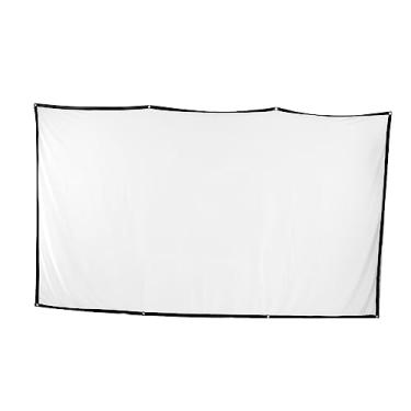 Imagem de Tela de Projeção Interna e Externa de 120 Polegadas, Tela de Filme HD Dupla Face Portátil 16: 9 Resistente Ao Vinco Dobrável para Cinema Em Casa No Quintal (72 polegadas)