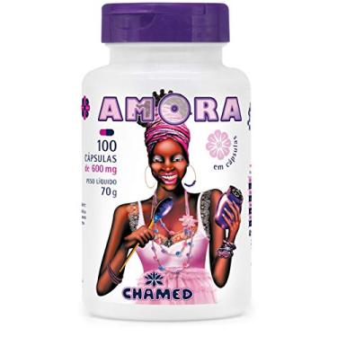Imagem de Chamel Amora Negra Fruta Em Cápsulas - 100 Cápsulas De 600Mg