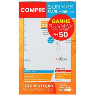 Imagem de Sunmax Kit - Protetor Solar Fps55 + Protetor Solar Facial Pocket Fps50