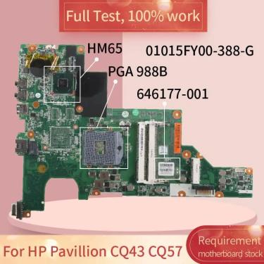 Imagem de Placa-mãe para computador portátil hp pavillion cq43 cq57  placa principal  teste completo  646177