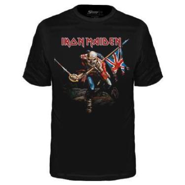 Imagem de Camiseta Infantil Iron Maiden  - The Trooper  - Oficial - Top - Stamp