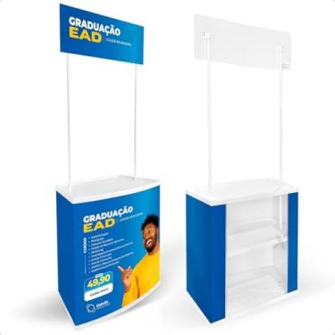 Imagem de Balcão Promocional Vendas Degustação Stand Pdv Desmontável