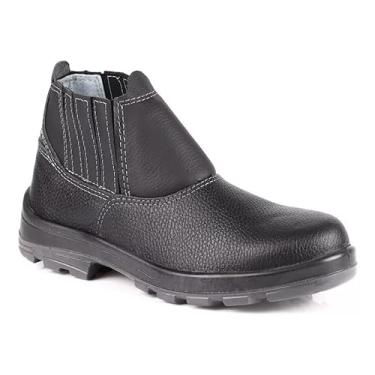 Imagem de Bota Botina BRACOL BELS EL Solado PU-MONO Bico Composite EPI (Preta, 44)